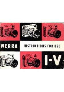 Werra (VEB) Werra manual. Camera Instructions.